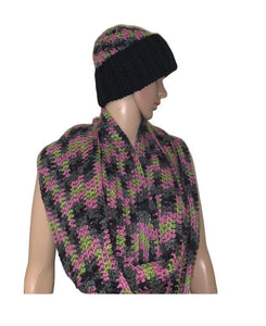 Crochet Hat and Scarf Set